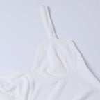 JuliaFashion - 2024 Spaghetti Strap Draped Backless Sexy Maxi Dress