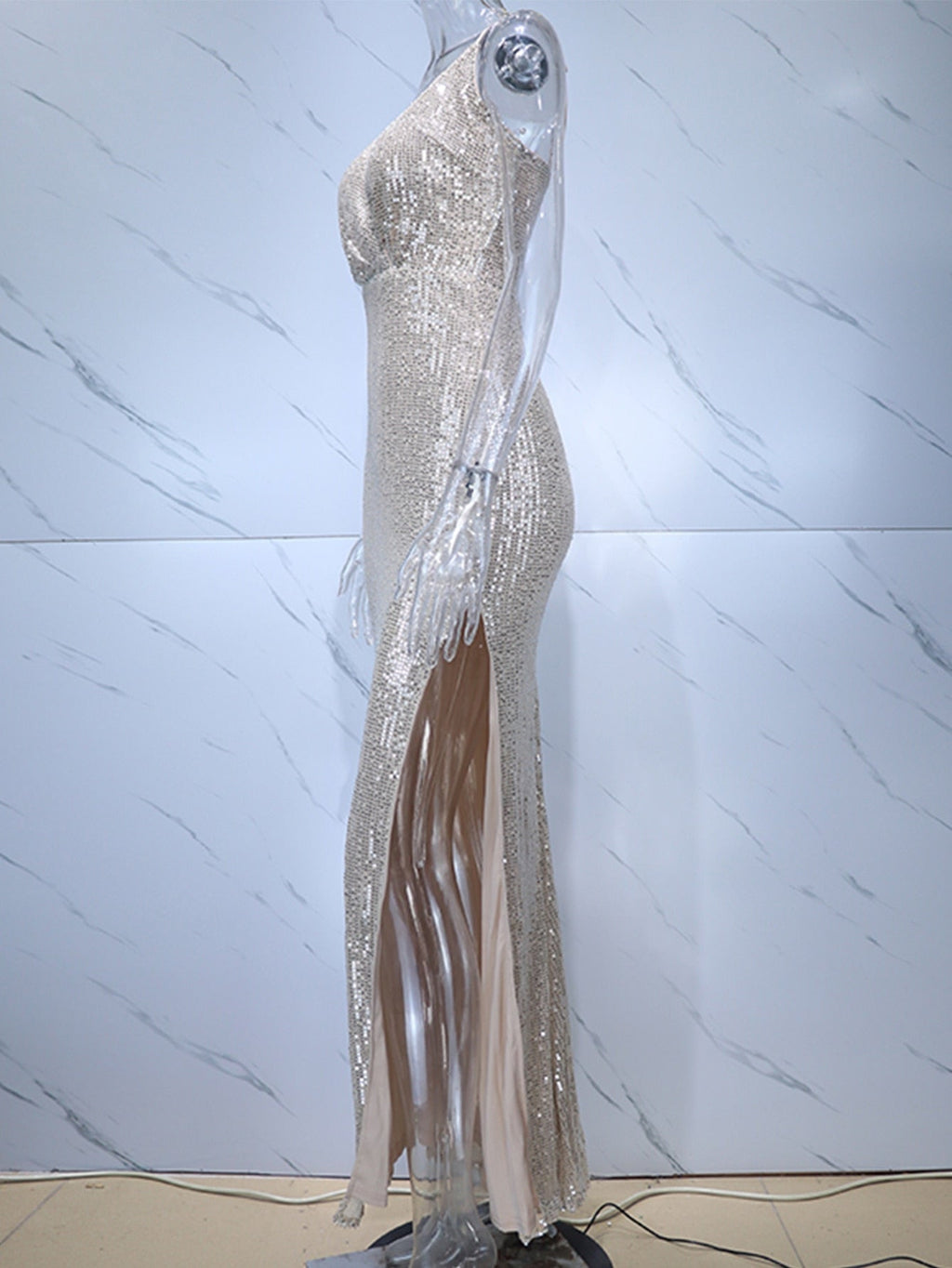 JuliaFashion - Sexy Backless Corset Sequin Elegant Prom Dresses