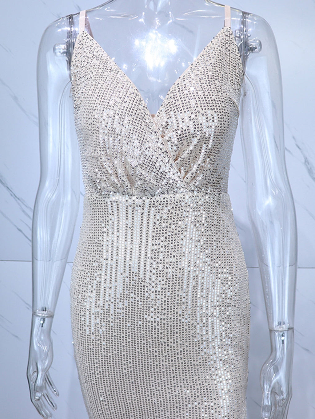 JuliaFashion - Sexy Backless Corset Sequin Elegant Prom Dresses