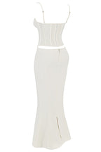 JuliaFashion-High Quality Satin Bodycon Corset Dress