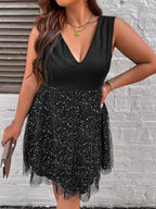 JuliaFashion - Sleeveless V-Neck Bodycon Cocktail Evening Party Dresses