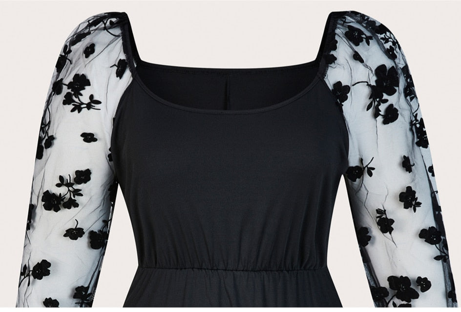 JuliaFashion-Mesh Elegant Evening Party Cocktail Dresses