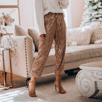 JuliaFashion - Shining Sequin Mid Waist Club Pants