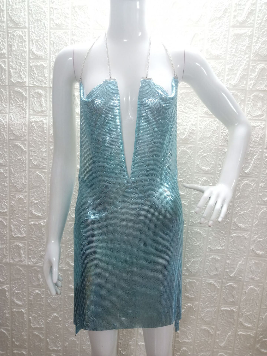 JuliaFashion - 2024 Vintage Sequins Night Club Outfits Party Dress