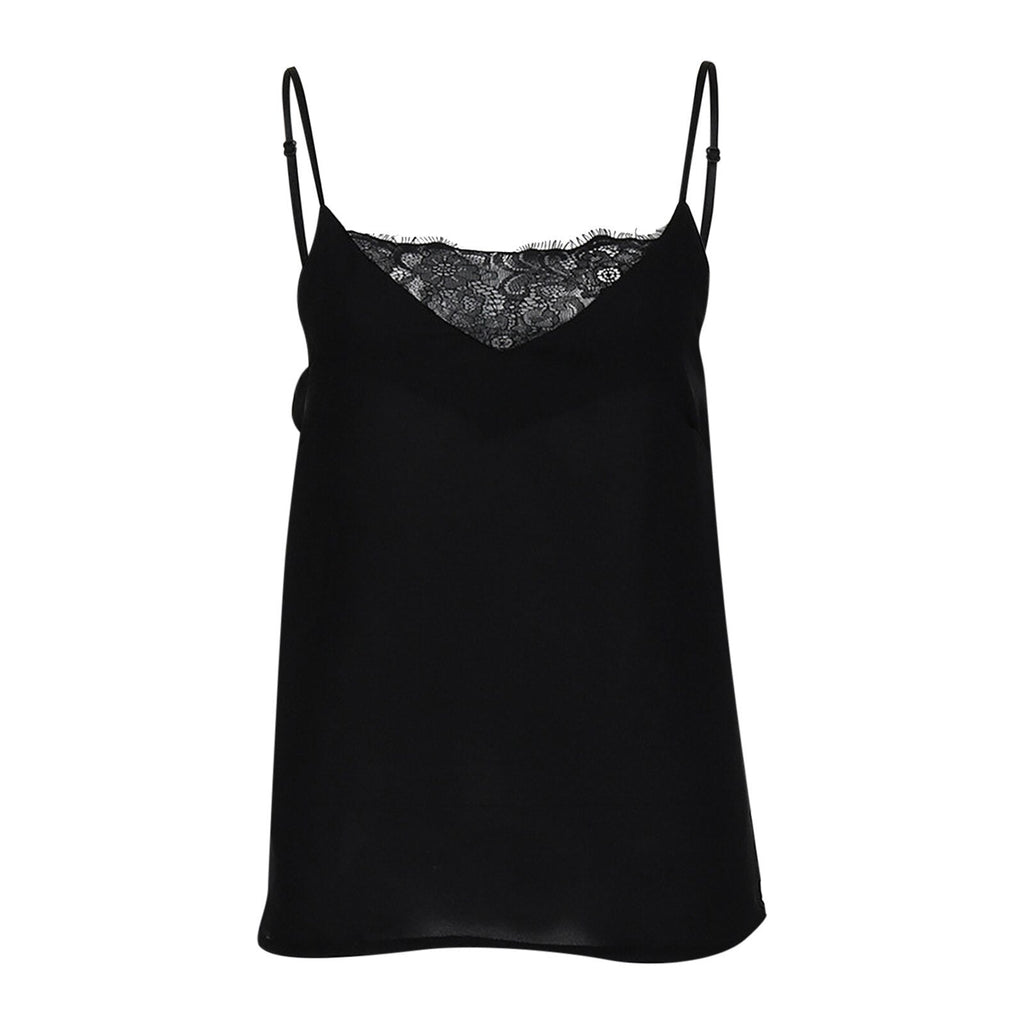 JuliaFashion - Wild Solid Color Lace Cami Tops