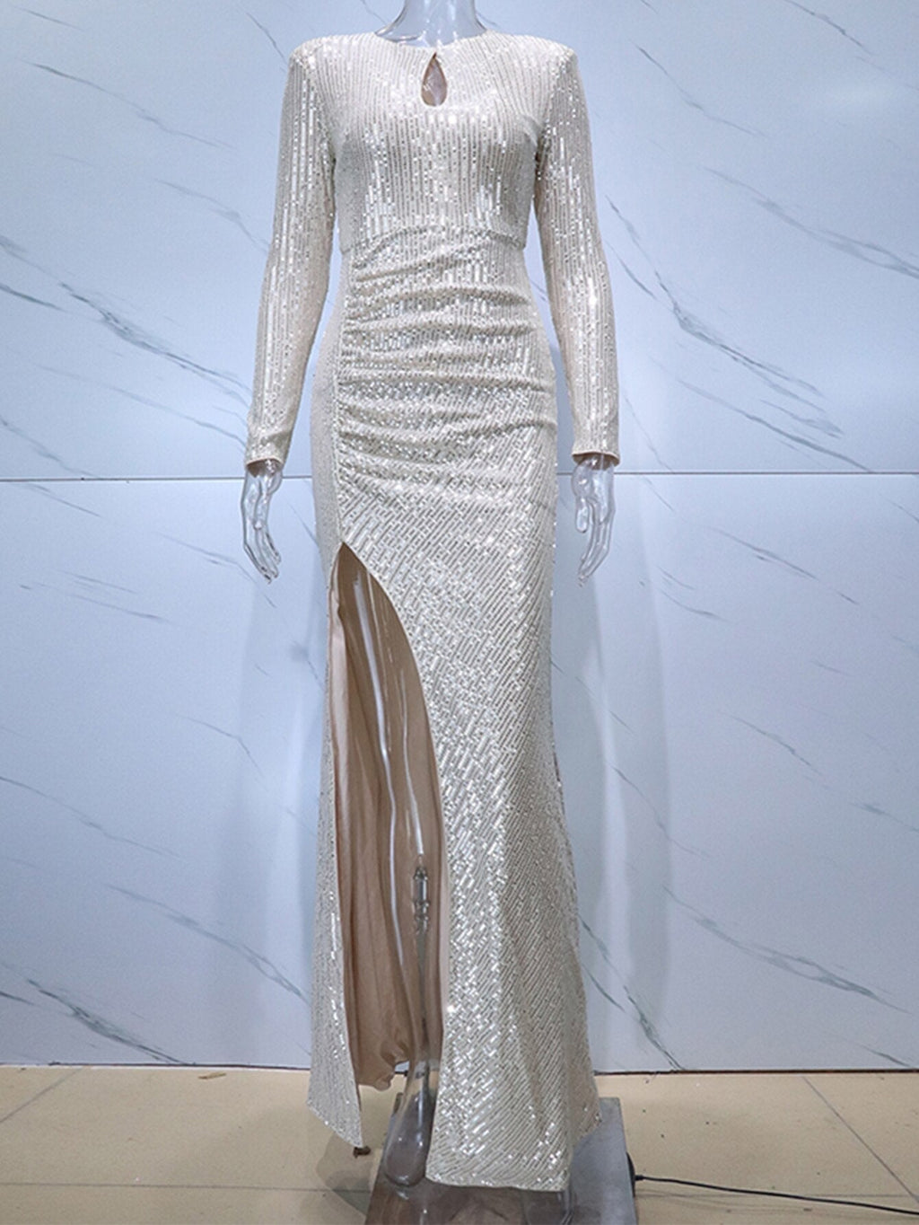 JuliaFashion - Sequin Elegant Glitter Birthday Party Dress