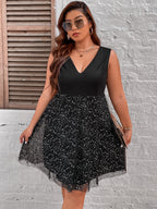 JuliaFashion - Sleeveless V-Neck Bodycon Cocktail Evening Party Dresses