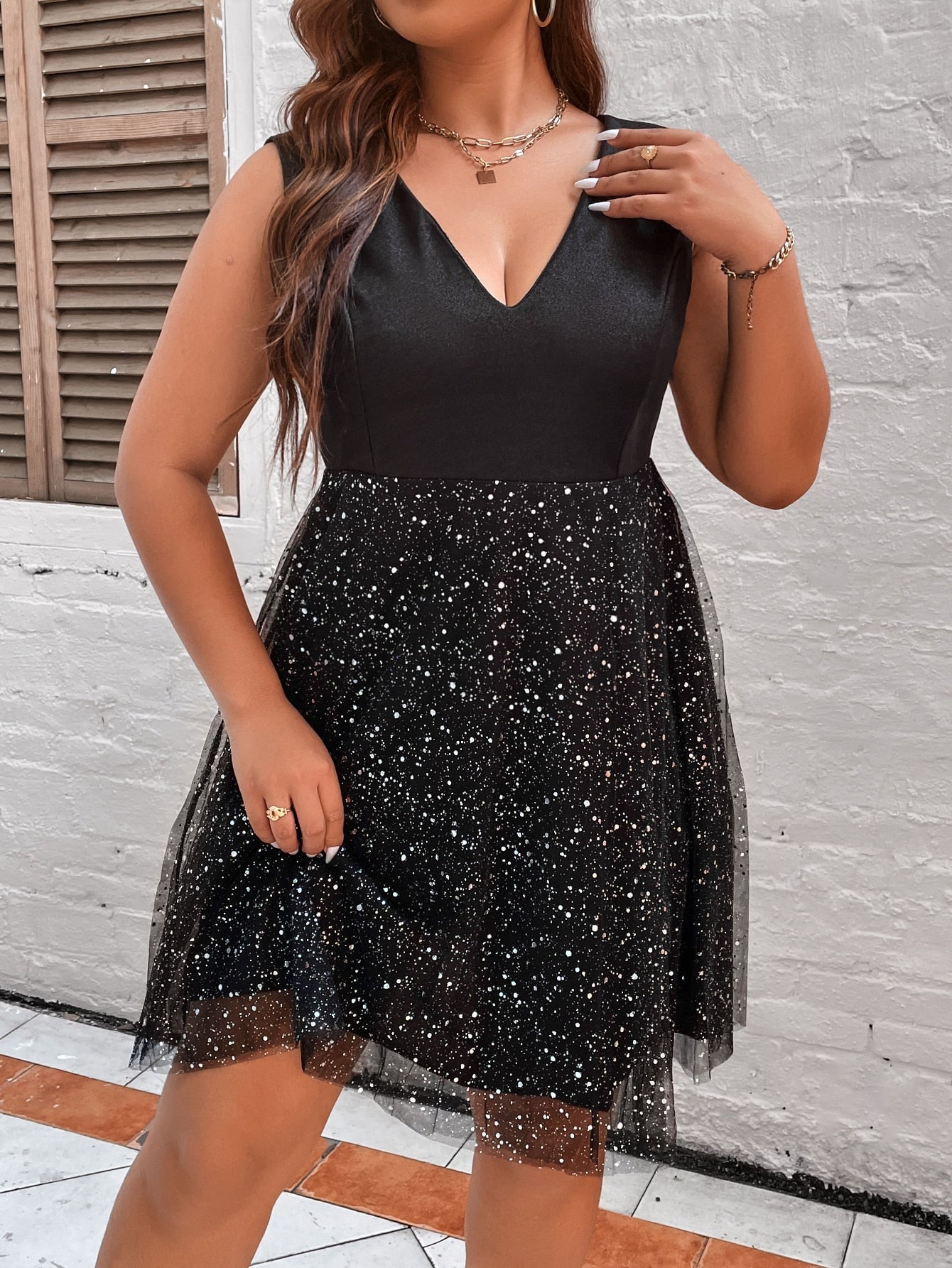 JuliaFashion - Sleeveless V-Neck Bodycon Cocktail Evening Party Dresses