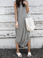 JuliaFashion - Simple As Can Be Seamless Midi Dress