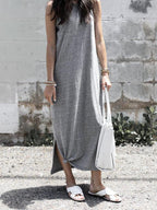 JuliaFashion - Simple As Can Be Seamless Midi Dress
