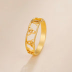 JuliaFashion - 2024 Trinity Triquetra Talisman Gold Ring