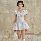 Soft Girl Chelsea Collar Mini Dress