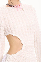 Soft Girl Cut Out Mini Dress