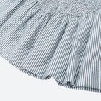 Soft Girl Striped Ruched Mini Dress