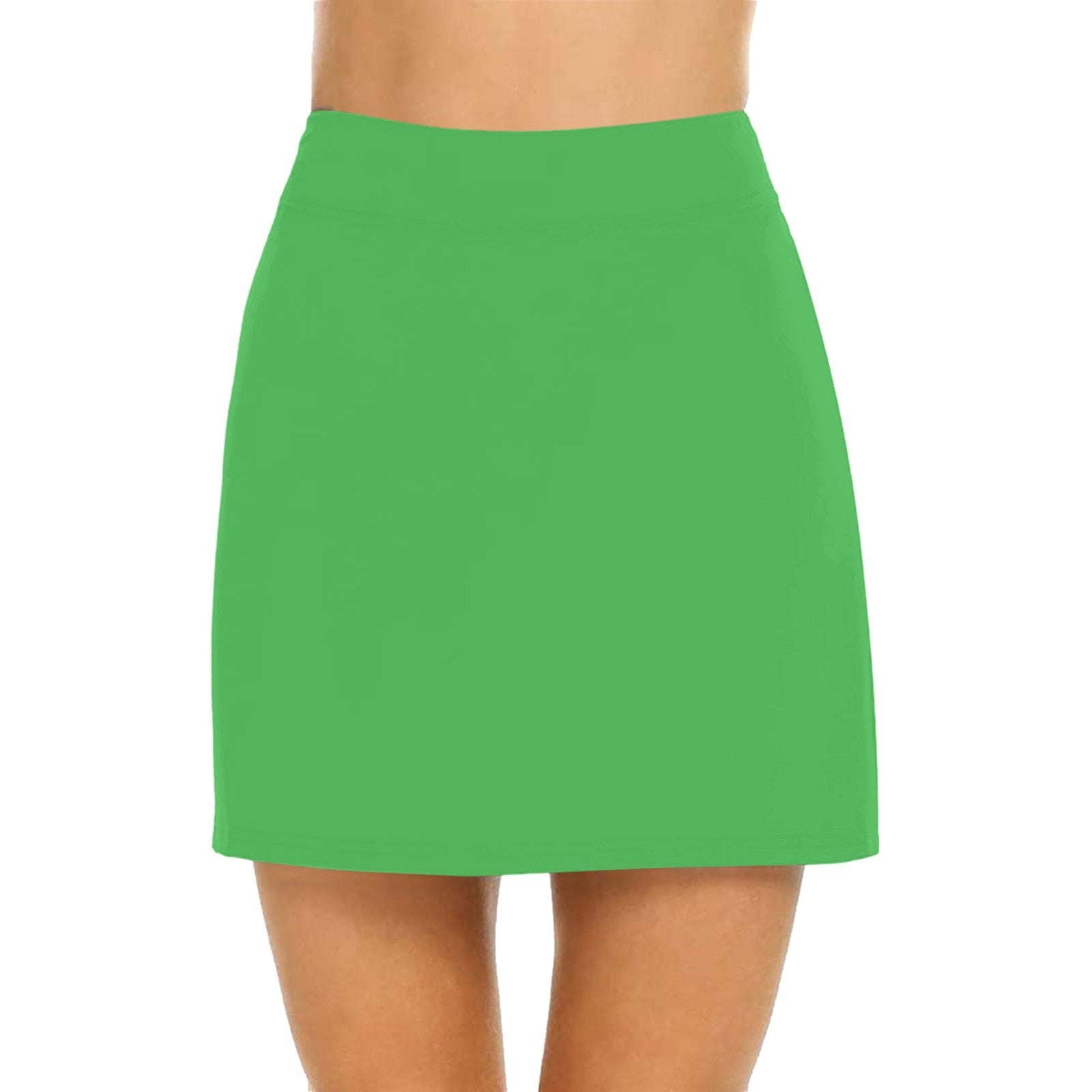 JuliaFashion-Breathable Solid Color Yoga Short Skirt