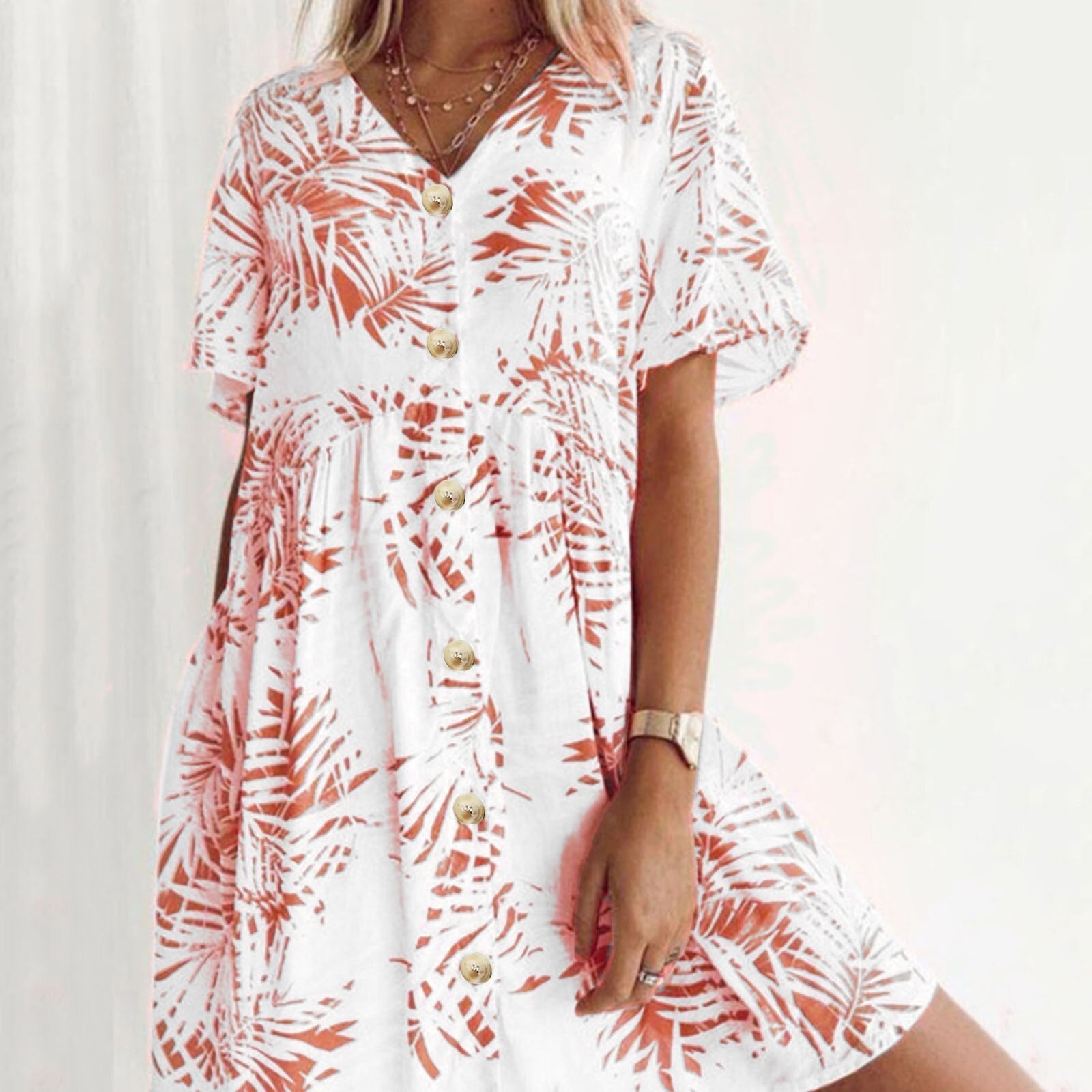 JuliaFashion - Vintage Mini T Shirt Dress