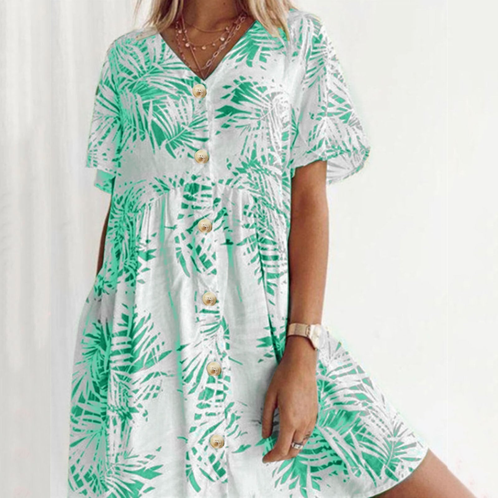 JuliaFashion - Vintage Mini T Shirt Dress