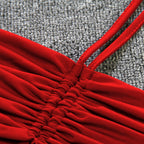 JuliaFashion - Sexy Black Sleeveless Cutout Bodycon Dress