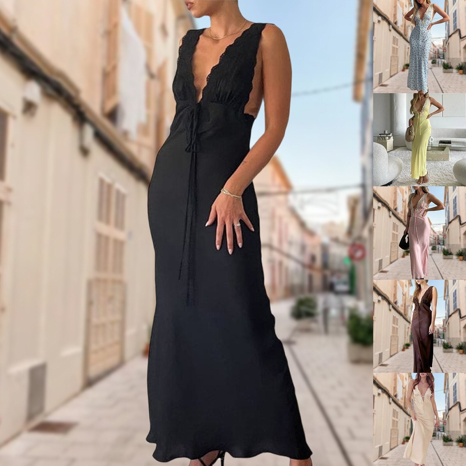 JuliaFashion - Sexy Backless Sleeveless Clubwear Vestidos