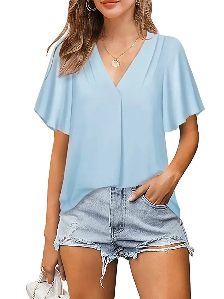 JuliaFashion-Office Work Lady Blouse