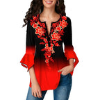 JuliaFashion - 2024 Vintage Gradient Color Streetwear