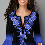 JuliaFashion - 2024 Vintage Gradient Color Streetwear