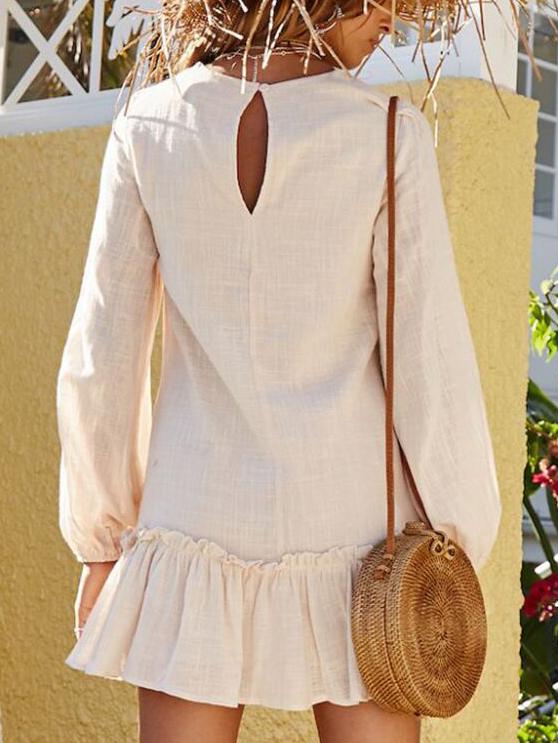 JuliaFashion - Weekend Getaway Ruffled Mini Dress