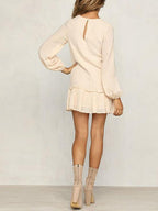 JuliaFashion - Weekend Getaway Ruffled Mini Dress