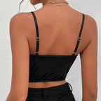 JuliaFashion - Sexy V-Neck Lace Bustier Corset Camis