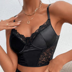 JuliaFashion - Sexy V-Neck Lace Bustier Corset Camis