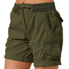 JuliaFashion-Cargo Shorts Women Loose With Pockets Short