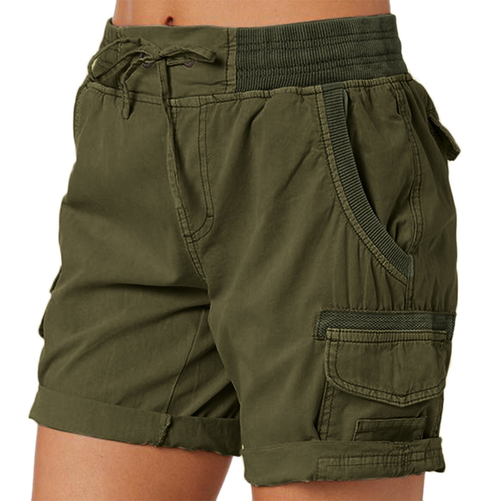 JuliaFashion-Cargo Shorts Women Loose With Pockets Short