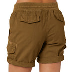 JuliaFashion-Cargo Shorts Women Loose With Pockets Short