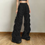 JuliaFashion - 2024 Streetwear Wide Leg Cargo Trousers