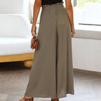 JuliaFashion-Bohemian Summer Elastic Waist Pants
