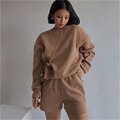 JuliaFashion-High Quality Hoodies Tracksuits 2 Piece Set