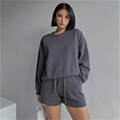 JuliaFashion-High Quality Hoodies Tracksuits 2 Piece Set