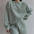 JuliaFashion-High Quality Hoodies Tracksuits 2 Piece Set