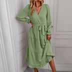 JuliaFashion - Vintage Streetwear Loose Casual Midi Dress