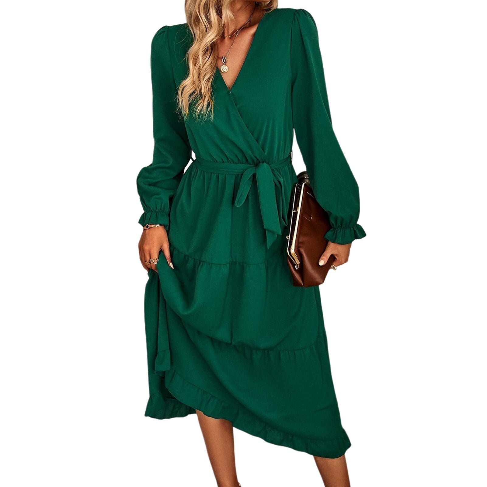JuliaFashion - Vintage Streetwear Loose Casual Midi Dress