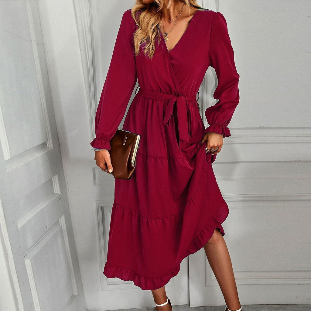 JuliaFashion - Vintage Streetwear Loose Casual Midi Dress