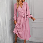 JuliaFashion - Vintage Streetwear Loose Casual Midi Dress