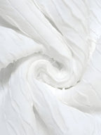 Wrinkled Off Shoulder Mini Dress