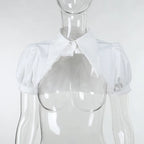 Dark Gothic Spaghetti Strap Elegant Grunge Ruched Bandage Punk Steampunk Outfit