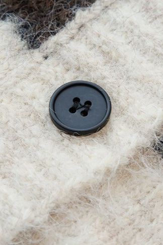 Relaxed Stripe Knit Cardigan