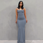 Julia Fashion - Sexy Spaghetti Strap Bodycon Long Mermaid Dress