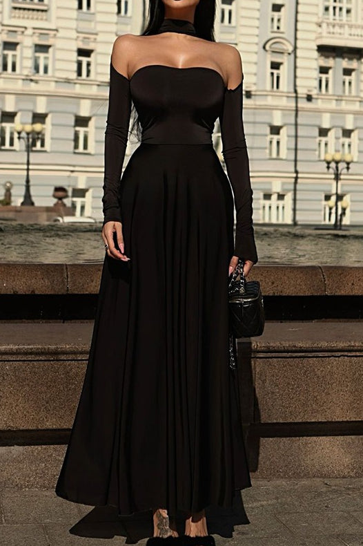 Halter Neck Ball Gown Formal Dress