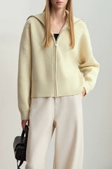 Slouchy High Neck Loose Solid Sweater