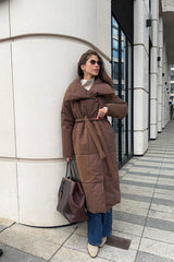 Long Stand Collar Puffer Jacket