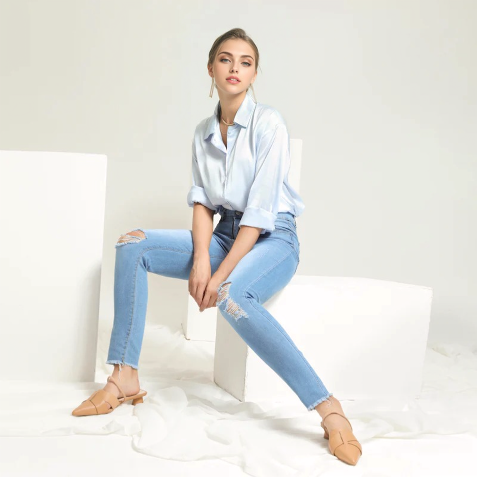 Julia Fashion - Women Pencil Jeans